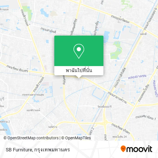 SB Furniture แผนที่