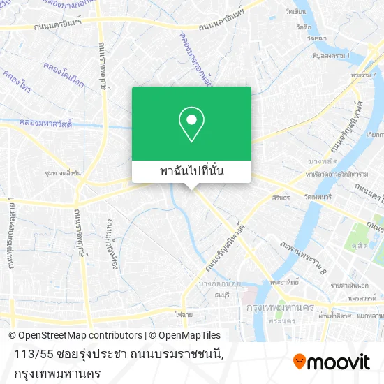 113 / 55 ซอยรุ่งประชา ถนนบรมราชชนนี แผนที่