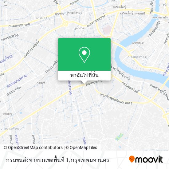 กรมขนส่งทางบกเขตพื้นที่ 1 แผนที่