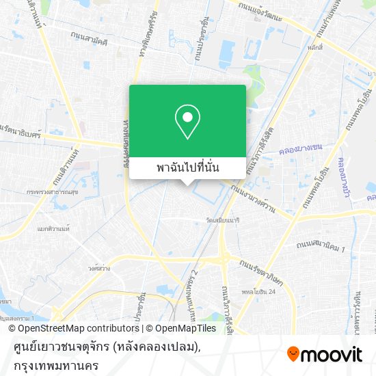 ศูนย์เยาวชนจตุจักร (หลังคลองเปลม) แผนที่