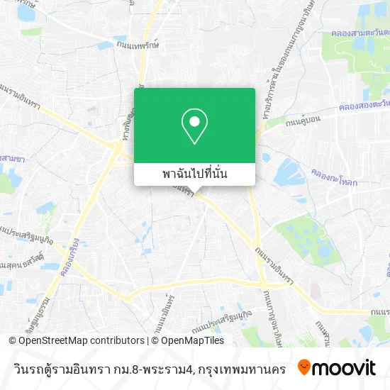 วินรถตู้รามอินทรา กม.8-พระราม4 แผนที่