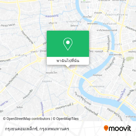 กรุงธนคอมเพล็กซ์ แผนที่