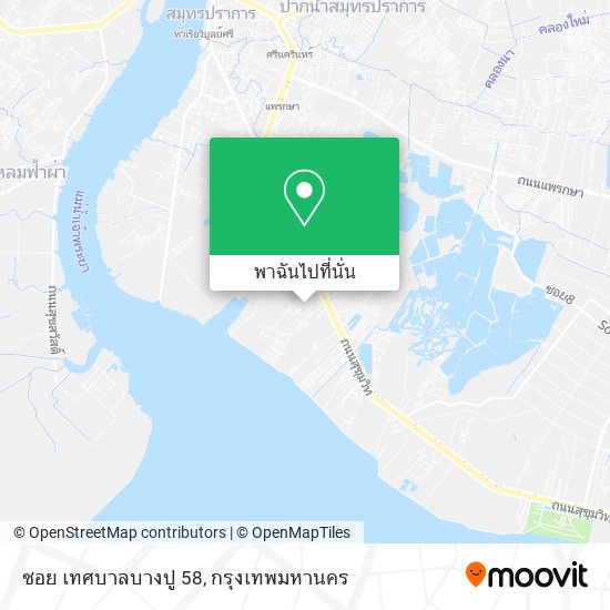 ซอย เทศบาลบางปู 58 แผนที่