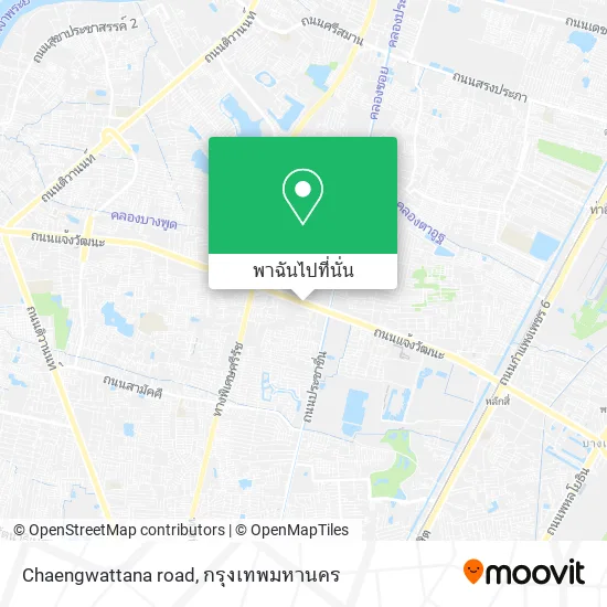 Chaengwattana road แผนที่