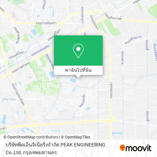 บริษัทพีคเอ็นจิเนียริ่งจำกัด PEAK ENGINEERING Co.,Ltd แผนที่