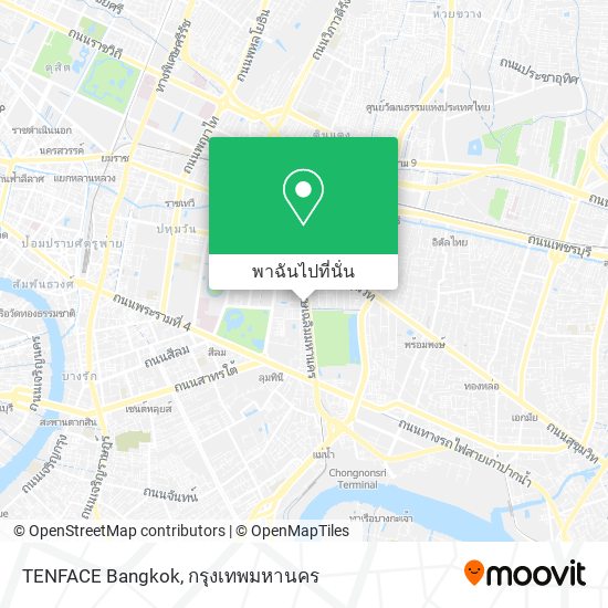 TENFACE Bangkok แผนที่