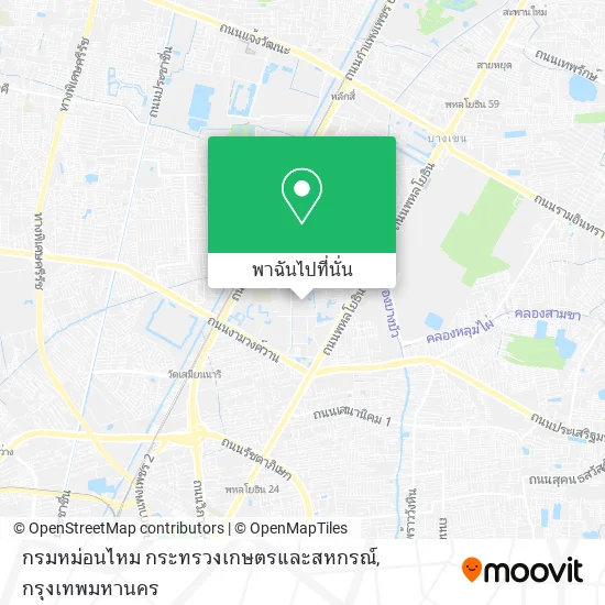 กรมหม่อนไหม กระทรวงเกษตรและสหกรณ์ แผนที่