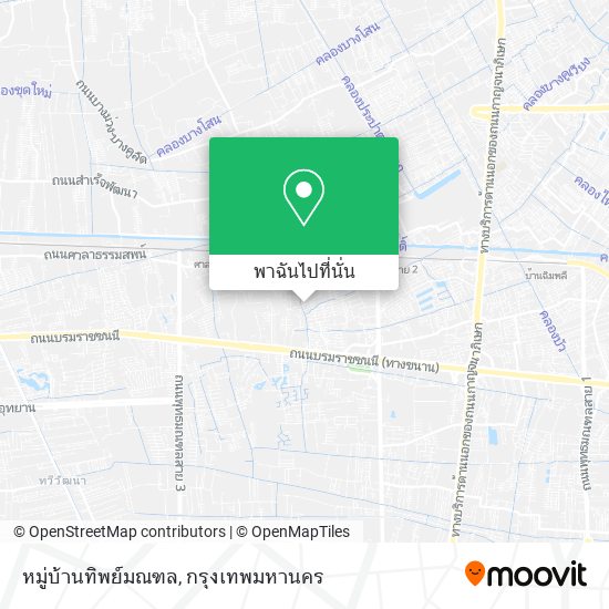 หมู่บ้านทิพย์มณฑล แผนที่