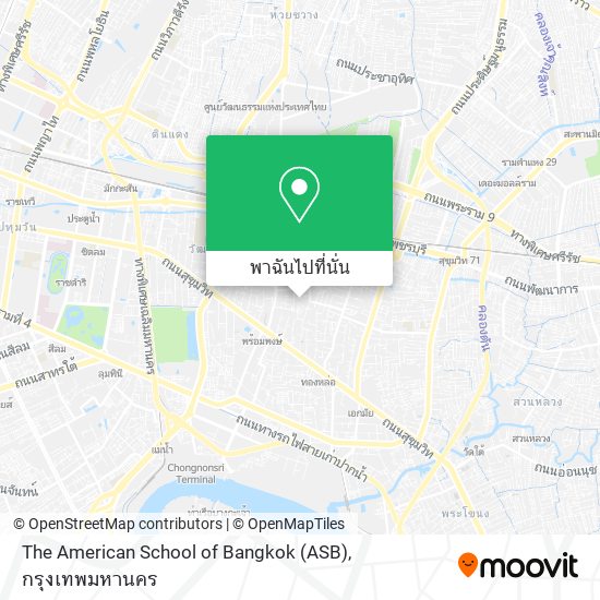 The American School of Bangkok (ASB) แผนที่