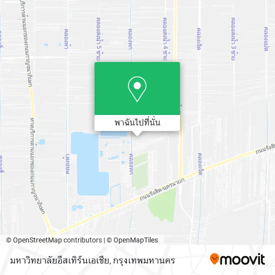 มหาวิทยาลัยอีสเทิร์นเอเชีย แผนที่