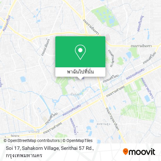 Soi 17, Sahakorn Village, Serithai 57 Rd. แผนที่