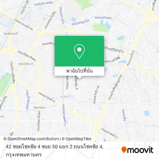 42 ซอยโชคชัย 4 ซอย 50 แยก 2 ถนนโชคชัย 4 แผนที่