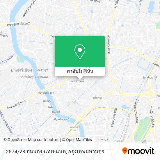 2574/28 ถนนกรุงเทพ-นนท แผนที่