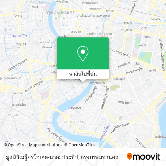 มูลนิธิเสฐียรโกเศศ-นาคะประทีป แผนที่