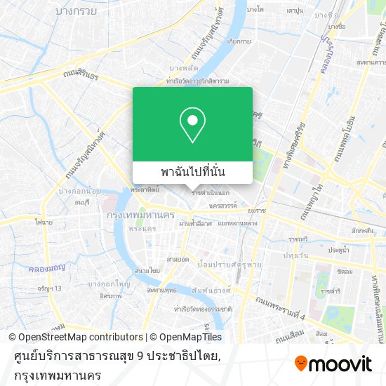 ศูนย์บริการสาธารณสุข 9 ประชาธิปไตย แผนที่