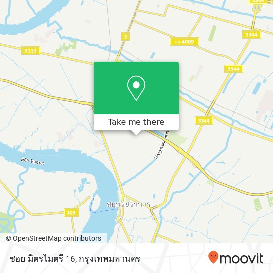 ซอย มิตรไมตรี 16 แผนที่