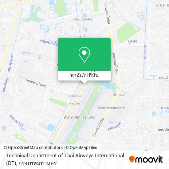 Technical Department of Thai Airways International (DT) แผนที่