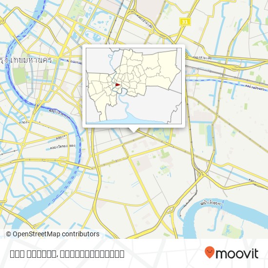 เขต บางรัก แผนที่