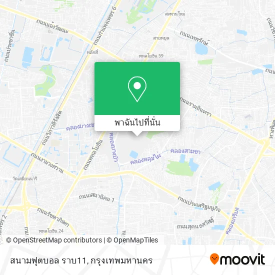 สนามฟุตบอล ราบ11 แผนที่