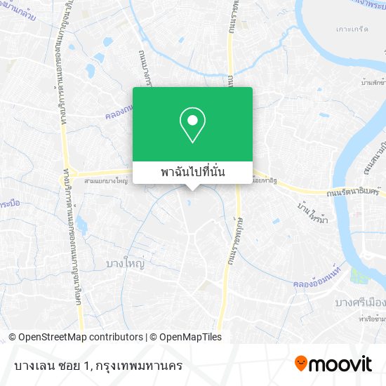 บางเลน ซอย 1 แผนที่