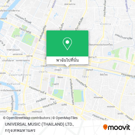 UNIVERSAL MUSIC (THAILAND) LTD. แผนที่