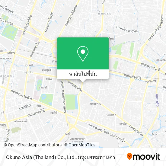 Okuno Asia (Thailand) Co., Ltd. แผนที่