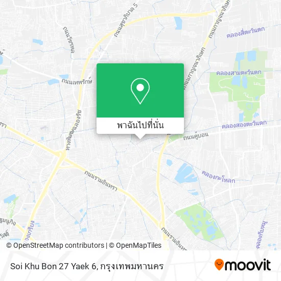 Soi Khu Bon 27 Yaek 6 แผนที่