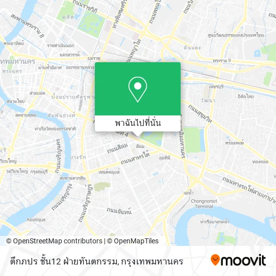 ตึกภปร ชั้น12 ฝ่ายทันตกรรม แผนที่