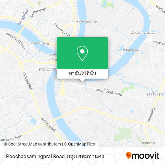 Poochaosamingprai Road แผนที่