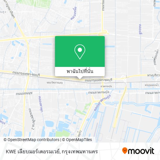 KWE เลียบมอร์เตอรมเวย์ แผนที่