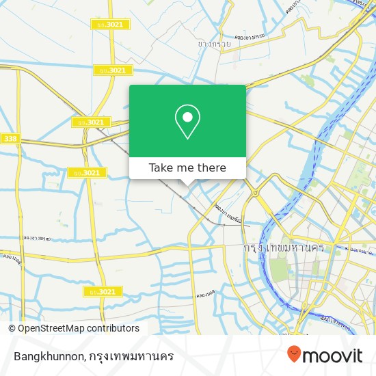 Bangkhunnon แผนที่