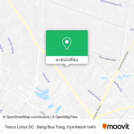 Tesco Lotus DC : Bang Bua Tong แผนที่