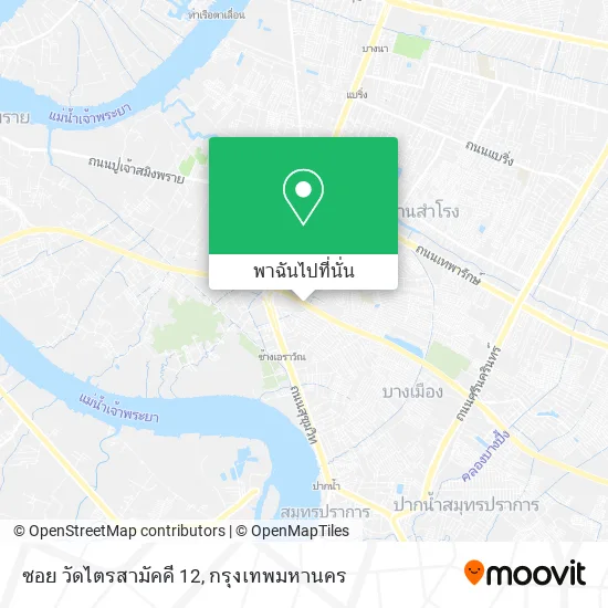 ซอย วัดไตรสามัคคี 12 แผนที่