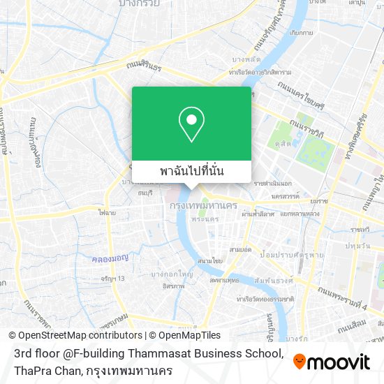 3rd floor @F-building Thammasat Business School, ThaPra Chan แผนที่