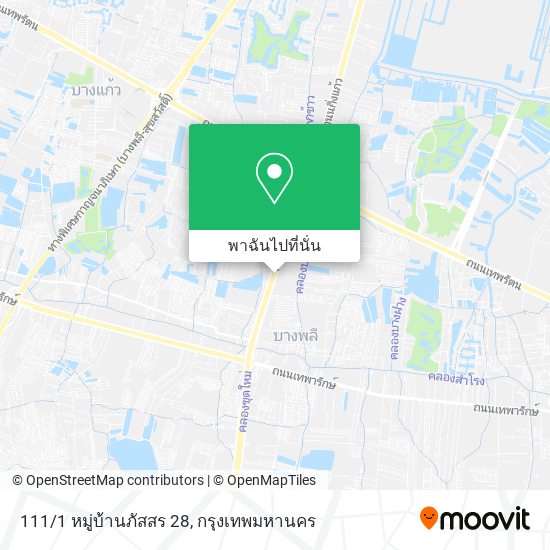 111/1 หมู่บ้านภัสสร 28 แผนที่