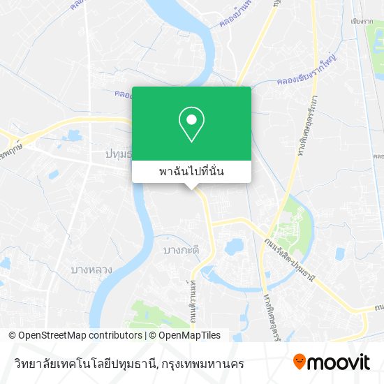 วิทยาลัยเทคโนโลยีปทุมธานี แผนที่