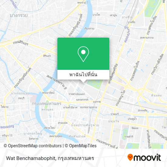 Wat Benchamabophit แผนที่