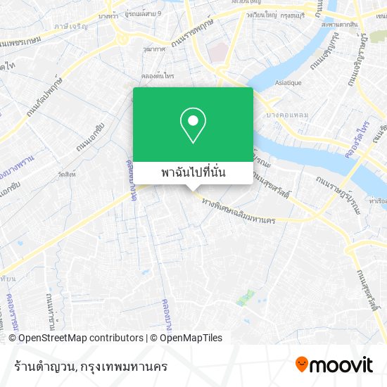 ร้านตำญวน แผนที่