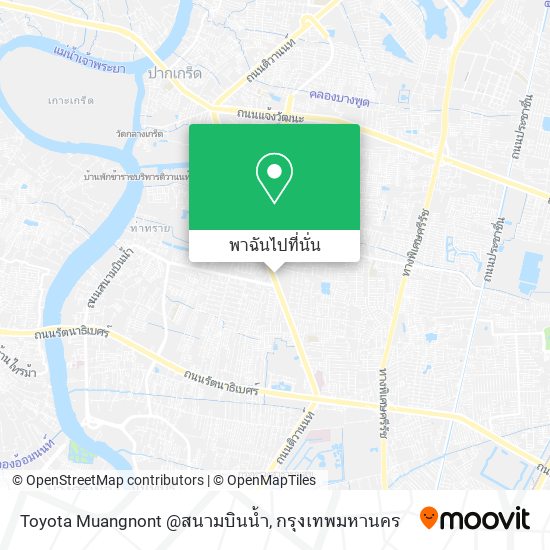 Toyota Muangnont @สนามบินน้ำ แผนที่