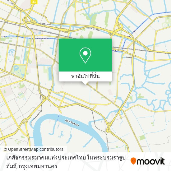 เภสัชกรรมสมาคมแห่งประเทศไทย ในพระบรมราชูปถัมถ์ แผนที่