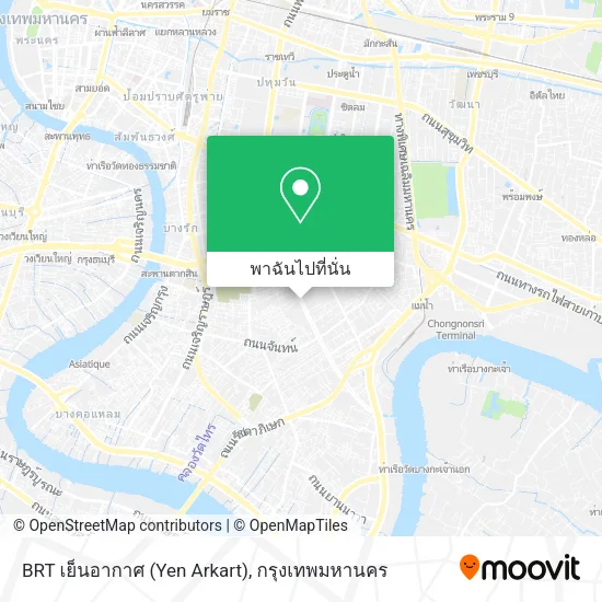 BRT เย็นอากาศ (Yen Arkart) แผนที่
