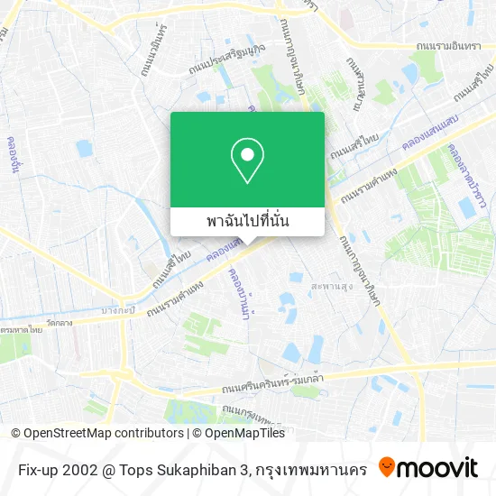 Fix-up 2002 @ Tops Sukaphiban 3 แผนที่