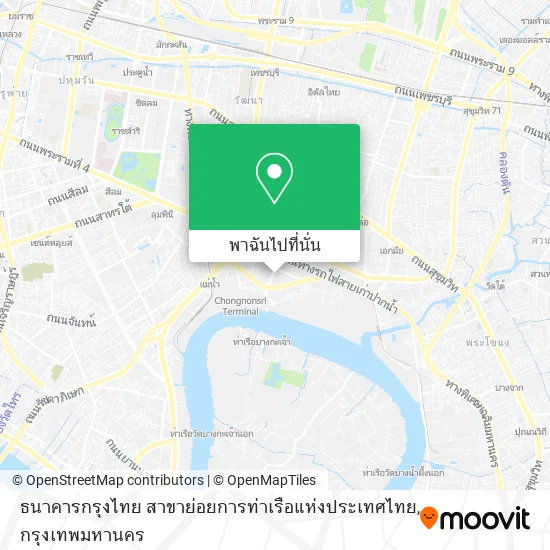 ธนาคารกรุงไทย สาขาย่อยการท่าเรือแห่งประเทศไทย แผนที่