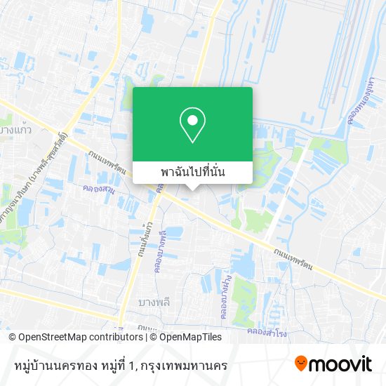 หมู่บ้านนครทอง หมู่ที่ 1 แผนที่