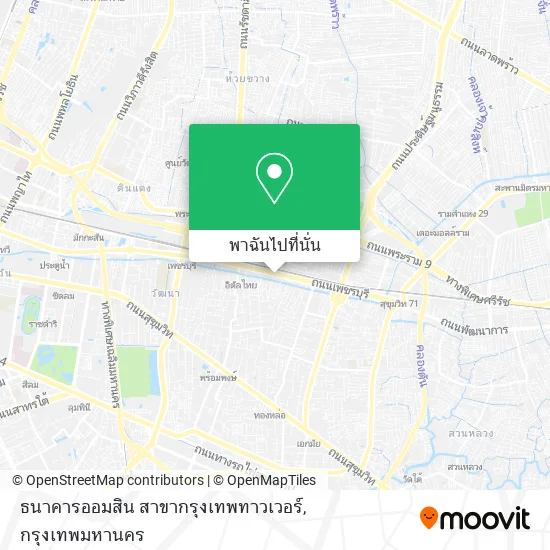 ธนาคารออมสิน สาขากรุงเทพทาวเวอร์ แผนที่