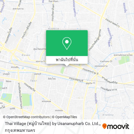 Thai Village (หมู่บ้านไทย) by Usananupharb Co. Ltd., แผนที่
