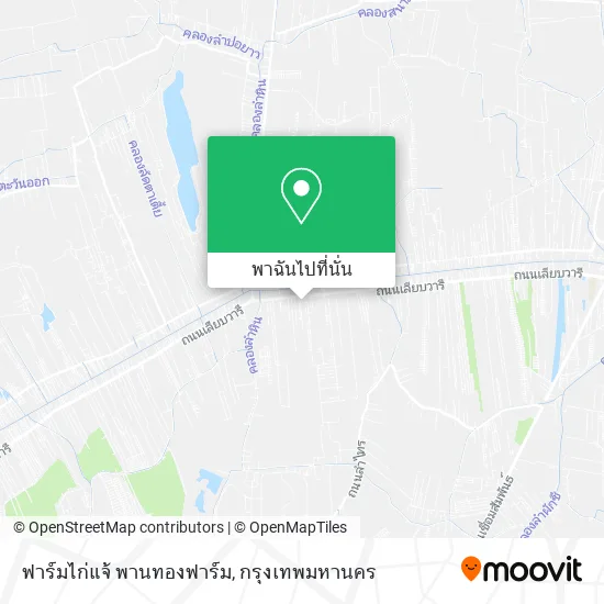ฟาร์มไก่แจ้ พานทองฟาร์ม แผนที่