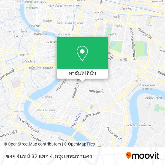 ซอย จันทน์ 32 แยก 4 แผนที่