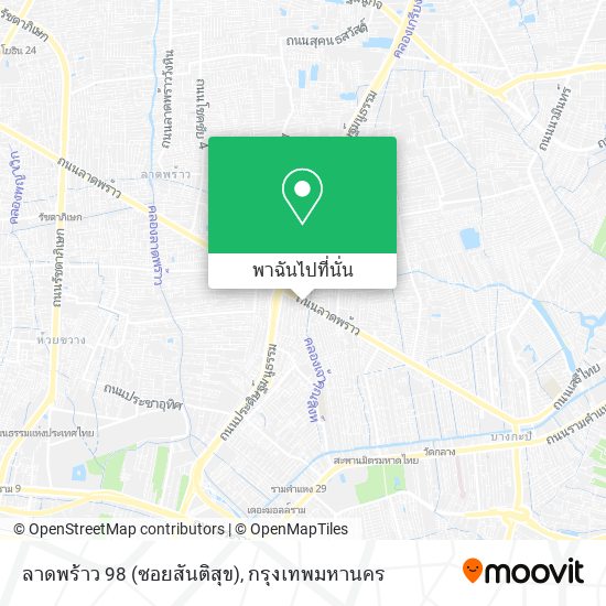 ลาดพร้าว 98 (ซอยสันติสุข) แผนที่