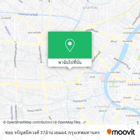 ซอย จรัญสนิทวงศ์ 37อำนวยผล4 แผนที่